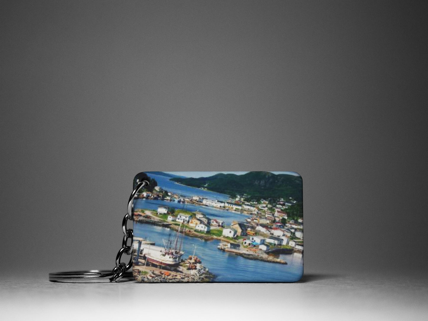 Barr'd Island Keychain