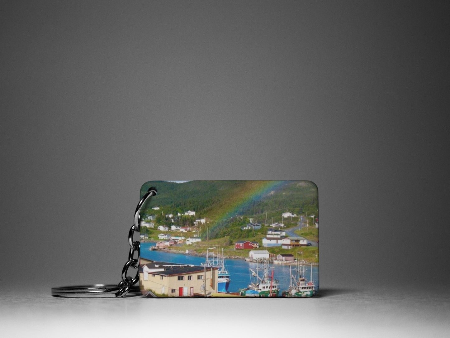 Barr'd Island Keychain