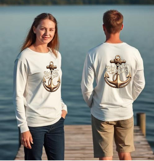 Big Cedar Lake Unisex Long Sleeve Dtf T Shirt