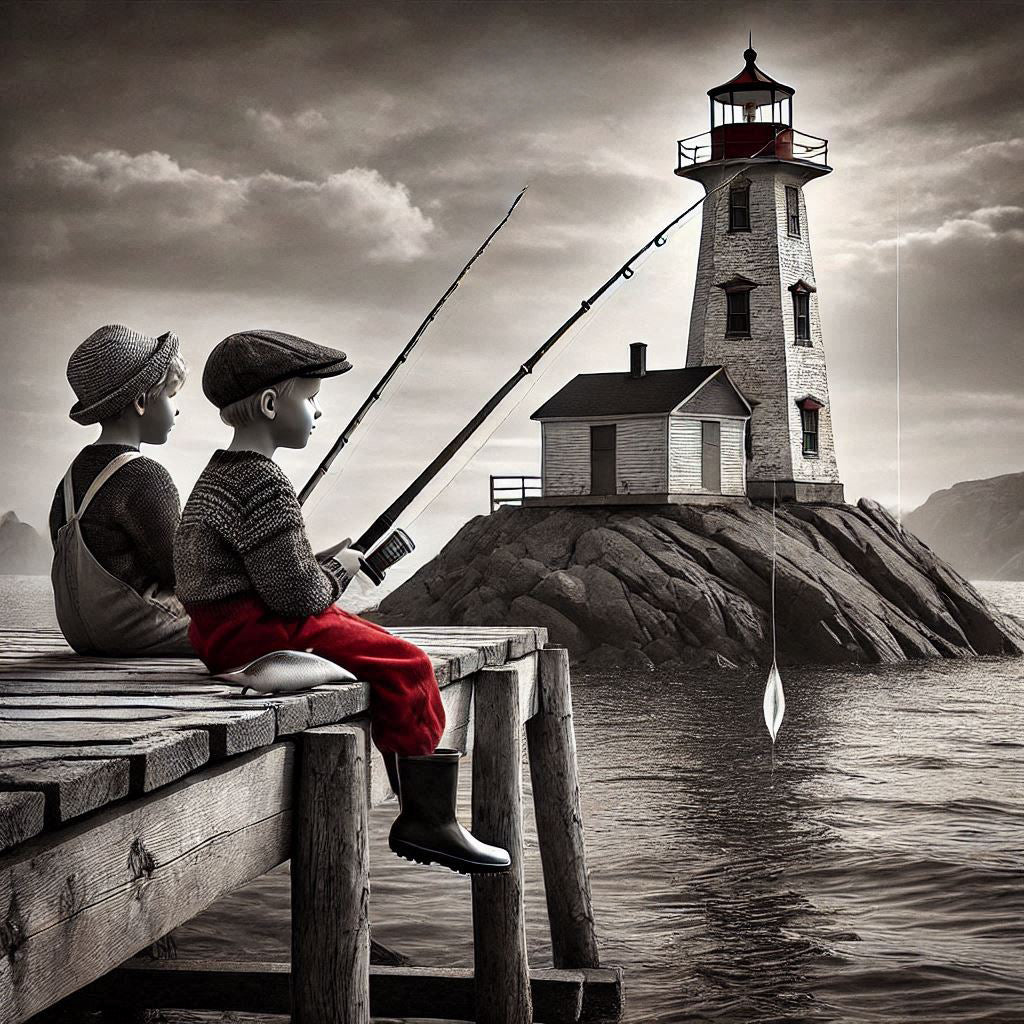 "Boyhood by the Bay" Print