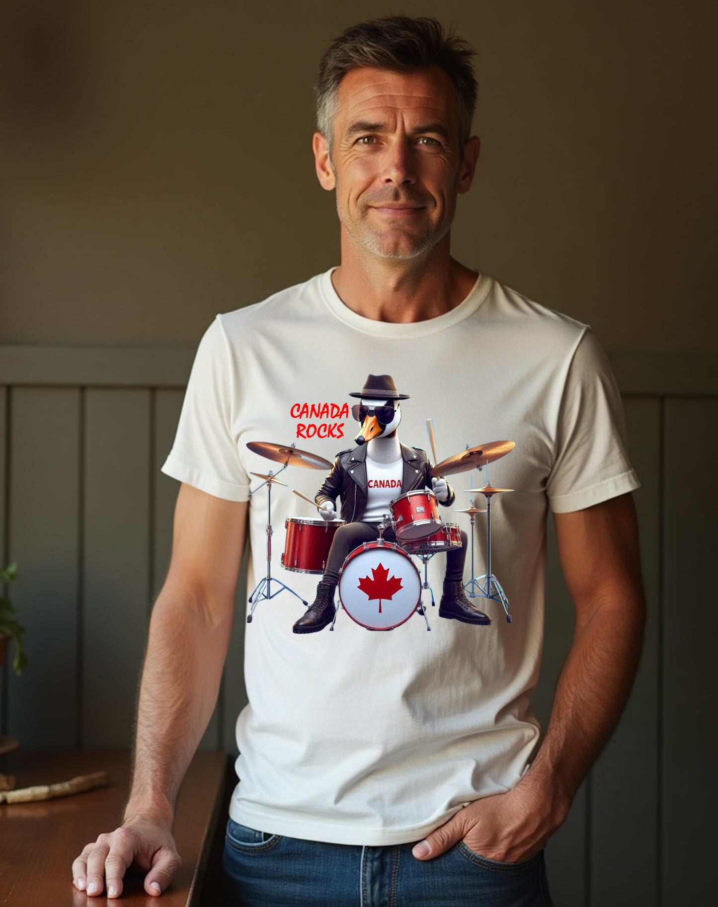 Unisex Backbeat Beaker T Shirt