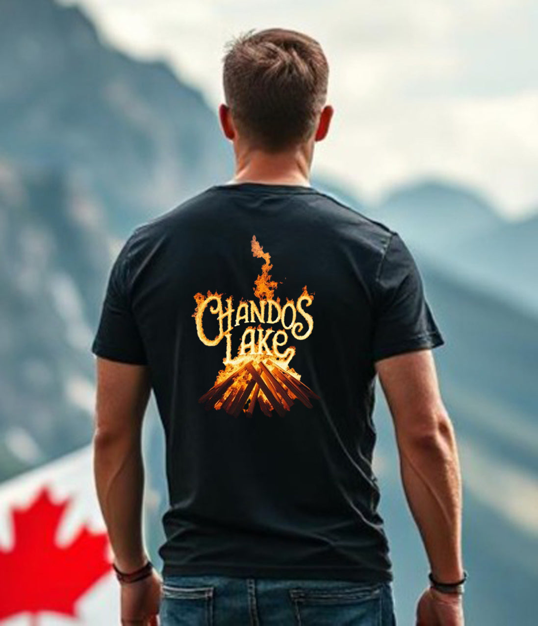 Chandos Lake Camp Fire T Shirt