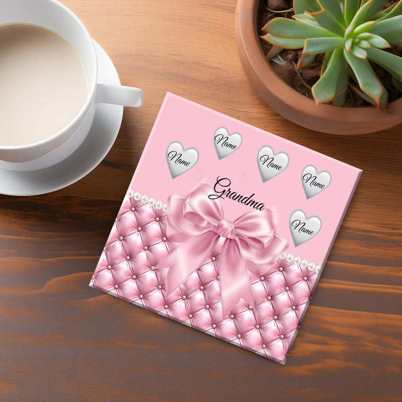 Personalized Grandma Coaster (up to 5 names)