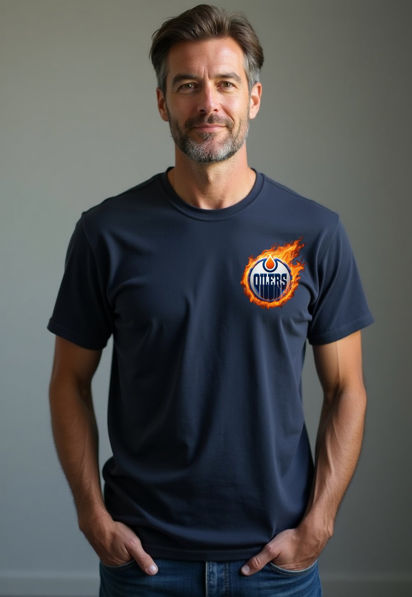 Edmonton Oilers, "Flame the Rink" T Shirt