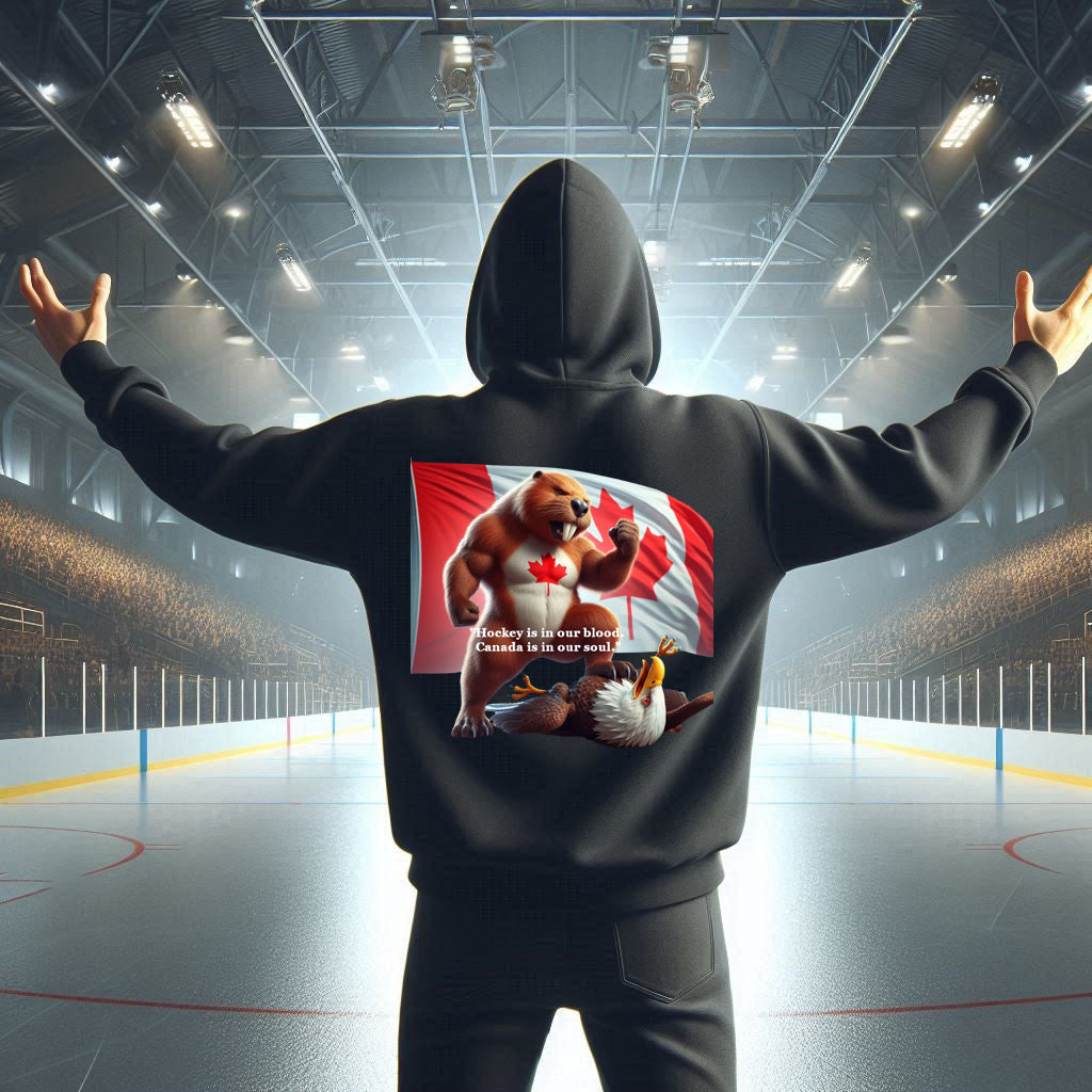 Hockey Is In Our Blood, Canada Is In Our Soul Hoodie