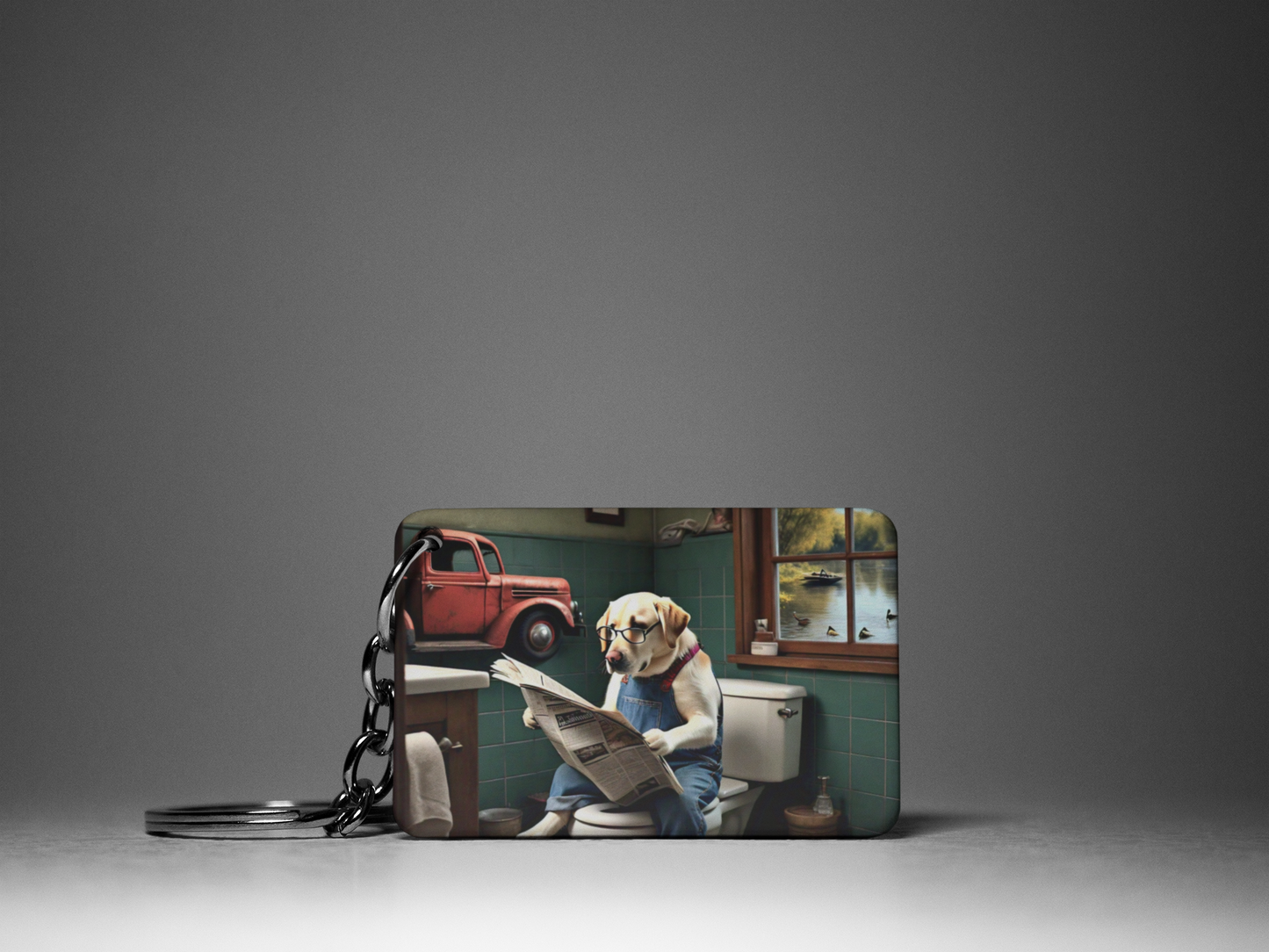 Manitoba Dog Keychain