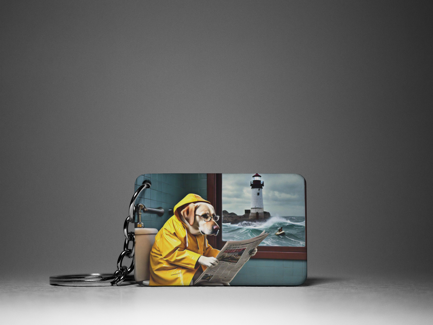 Nova Scotia Dog Keychain