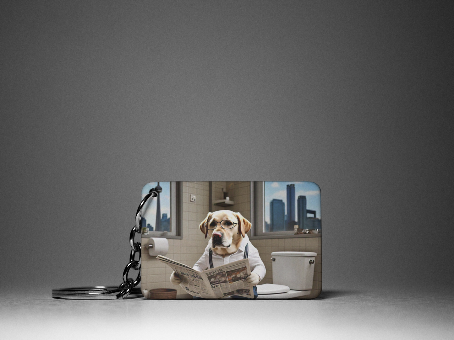 Ontario Dog Keychain