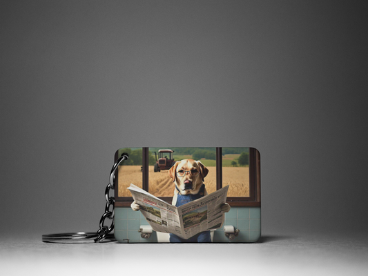 Saskatchewan Dog Keychain