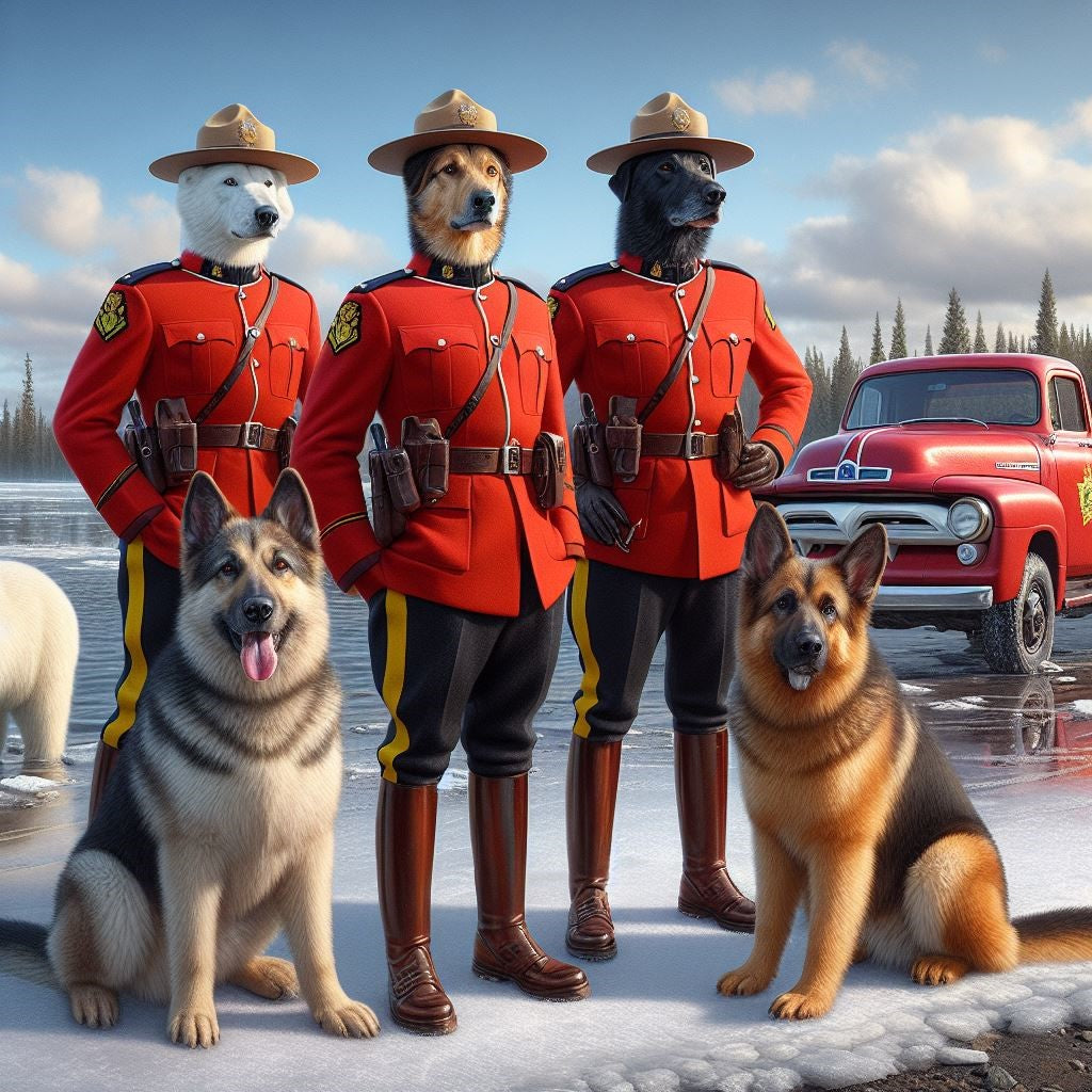Manitoba RCMP Canvas Print