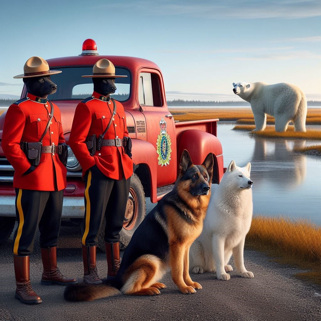 Manitoba RCMP Canvas Print