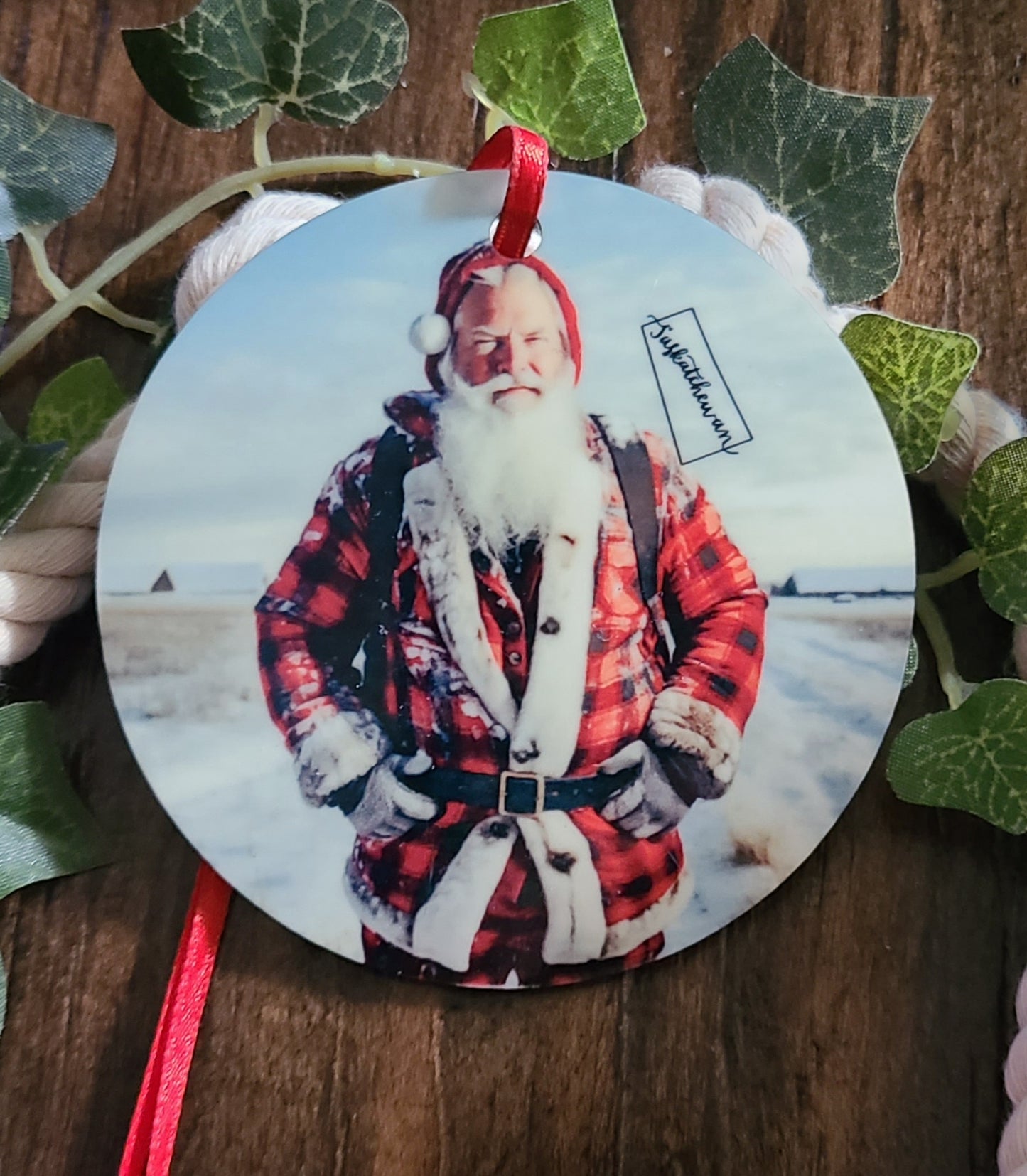 Saskatchewan Santa Tree Ornament