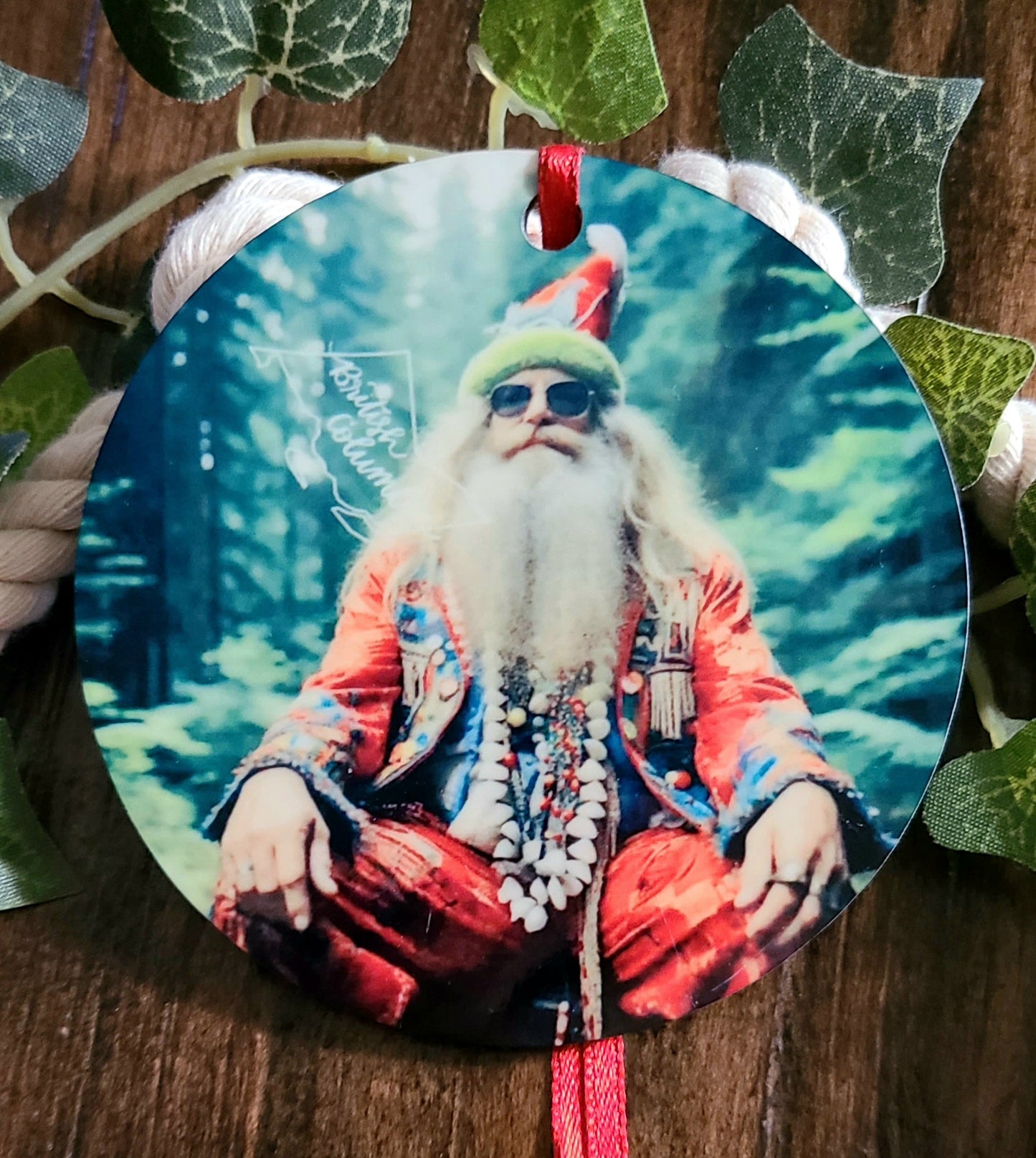British Columbia Santa Tree Ornament