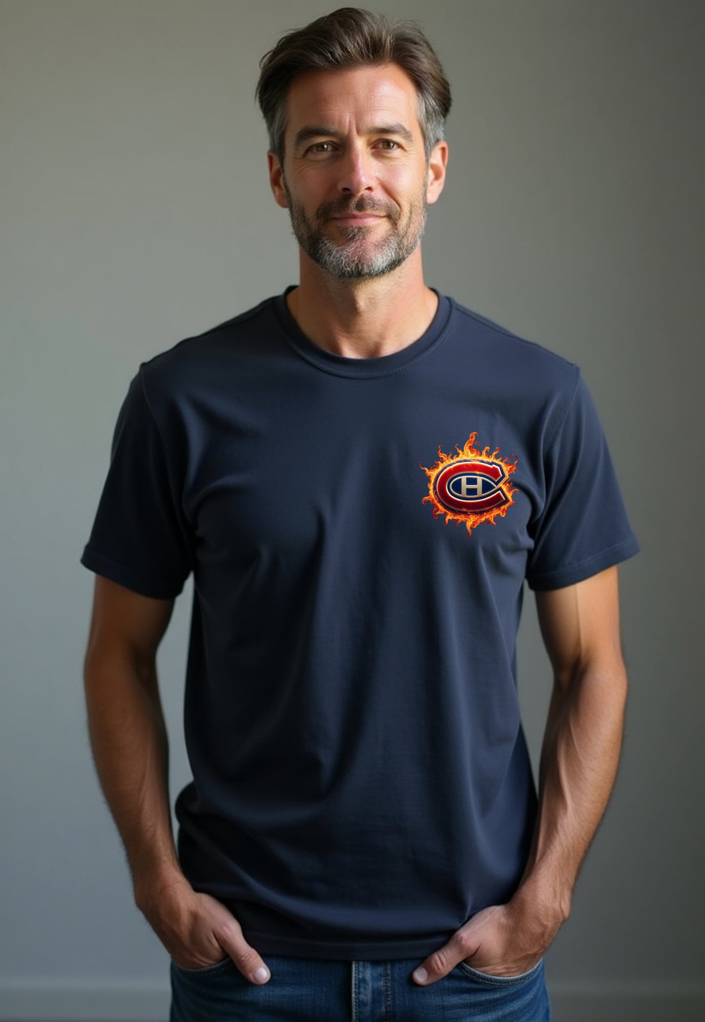 Montreal Canadiens, "Habs & Horns" T Shirt