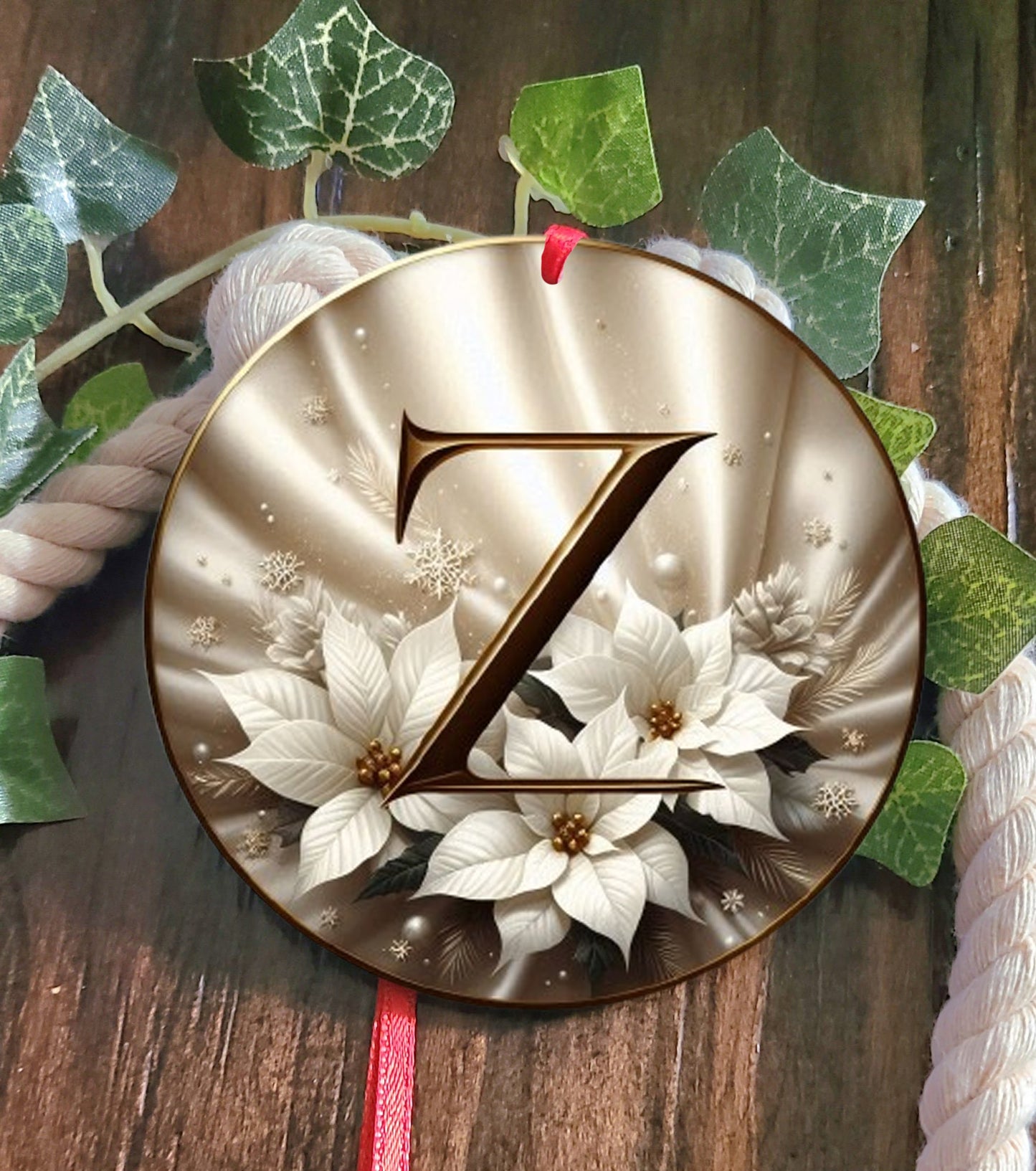 Monogram Tree Ornament