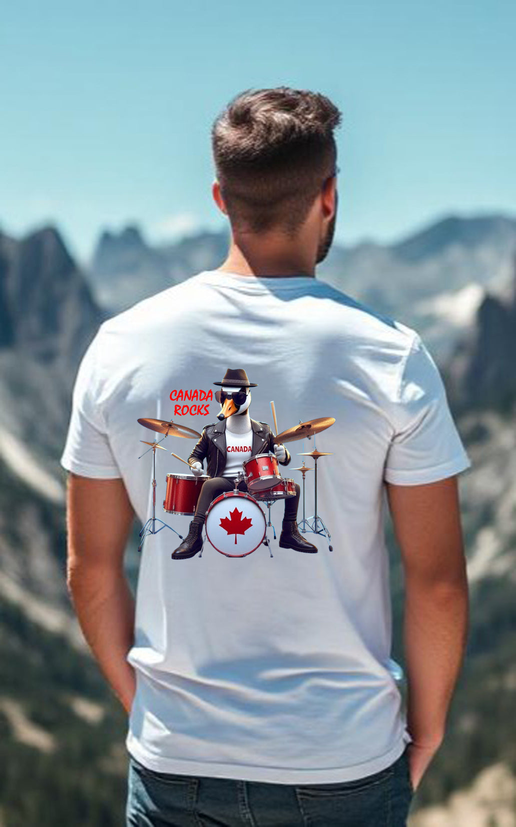 Unisex Backbeat Beaker T Shirt