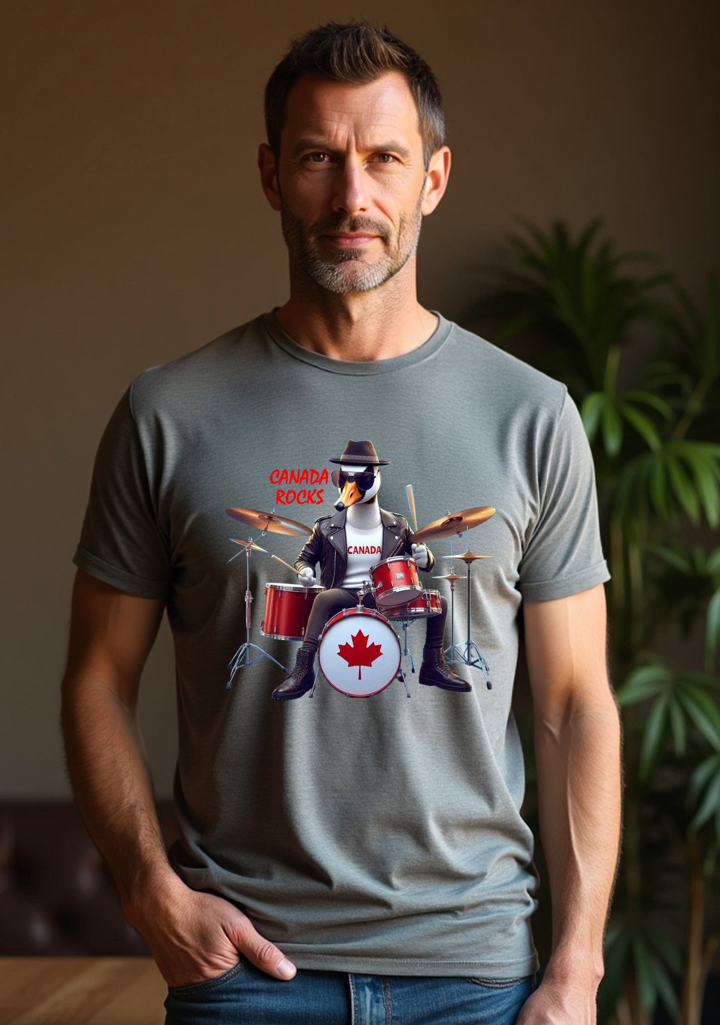 Unisex Backbeat Beaker T Shirt
