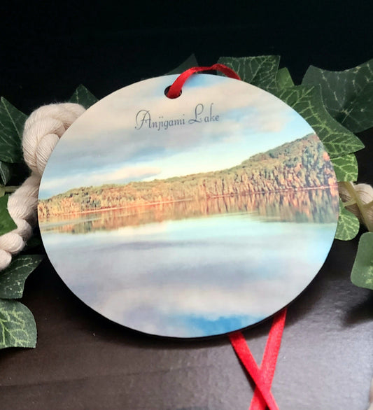 Anjigami Lake Tree Ornament