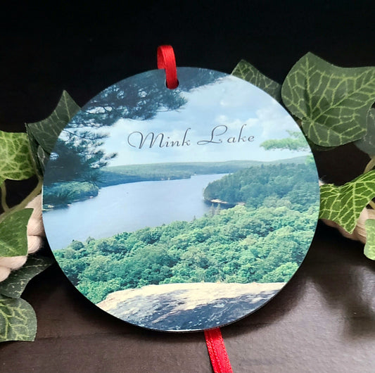 Mink Lake Tree Ornament