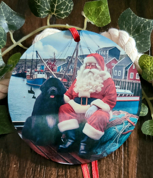 Newfoundland & Labrador Santa Tree Ornament