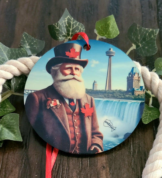 Ontario Santa Tree Ornament