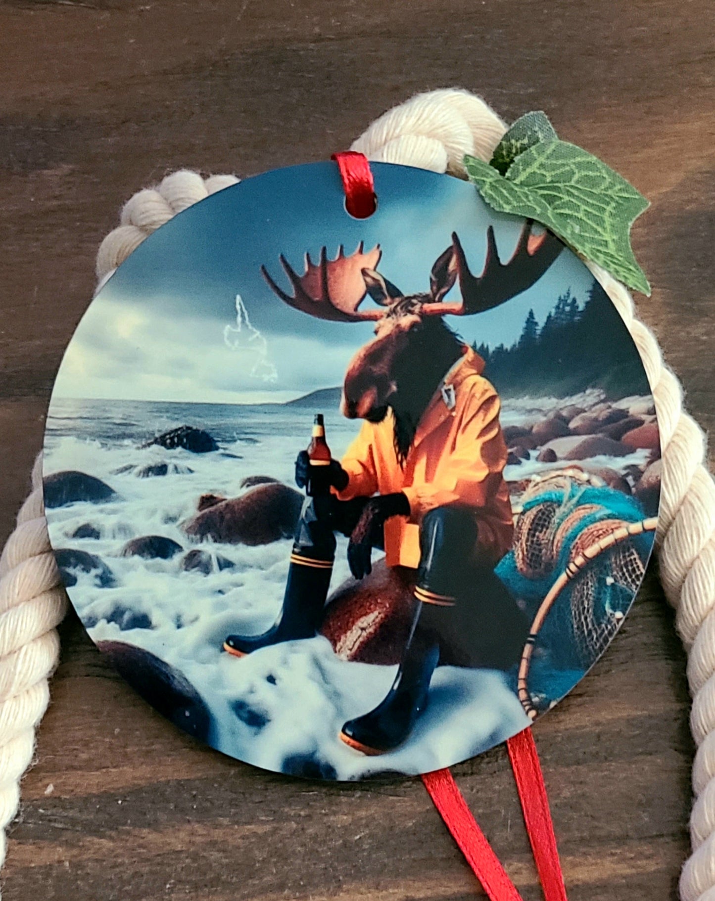 NL & Lab Moose Tree ornament
