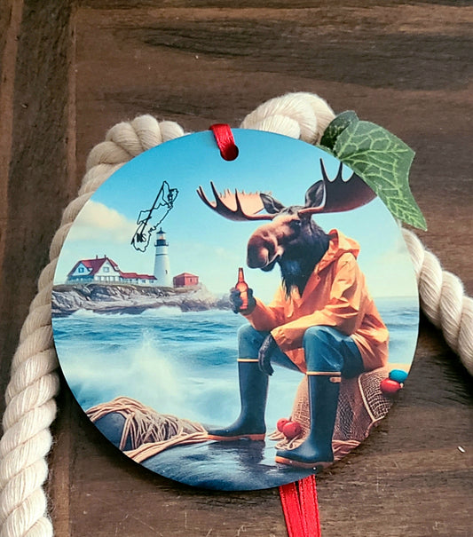 Nova Scotia Moose Tree Ornament