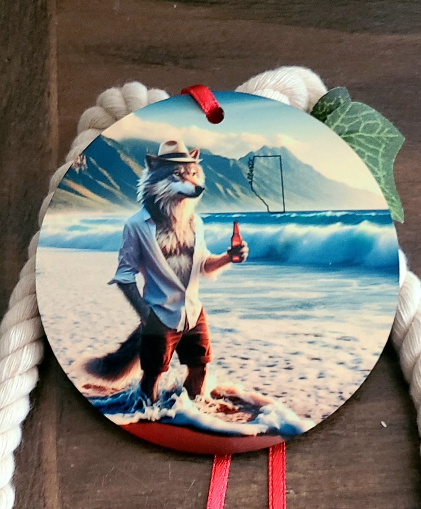 Alberta Fox Tree Ornament