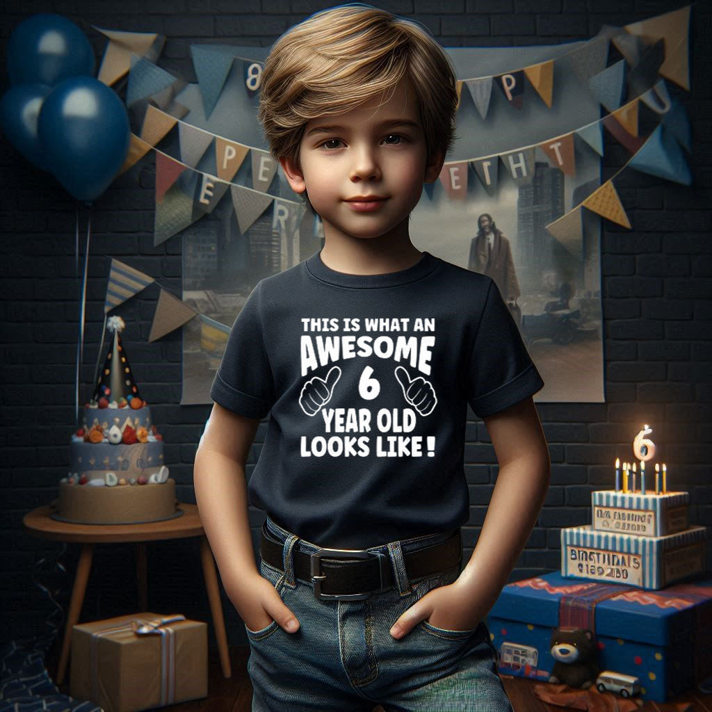 Awesome 6 Yr Old T Shirt