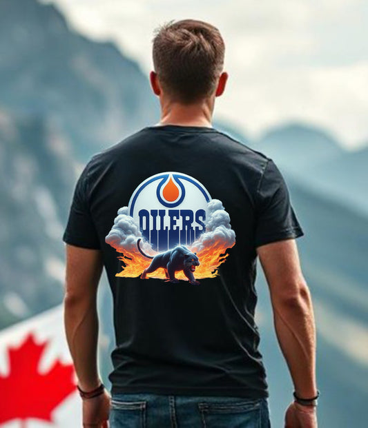 Edmonton Oilers, "Flame the Rink" T Shirt