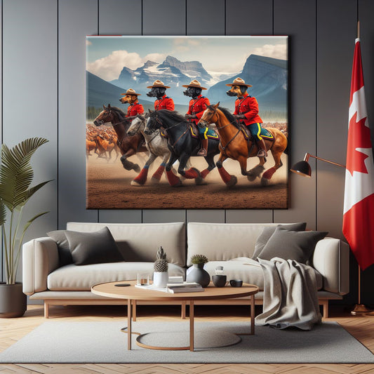 Alberta RCMP Canvas Print