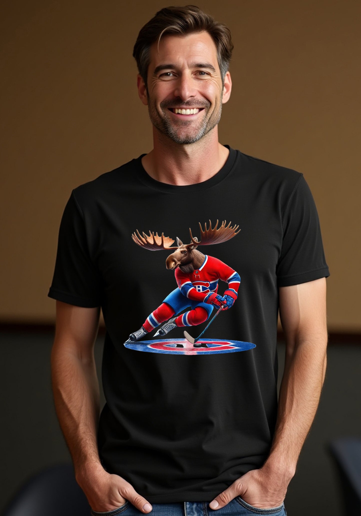 Montreal Canadiens, "Habs & Horns" T Shirt