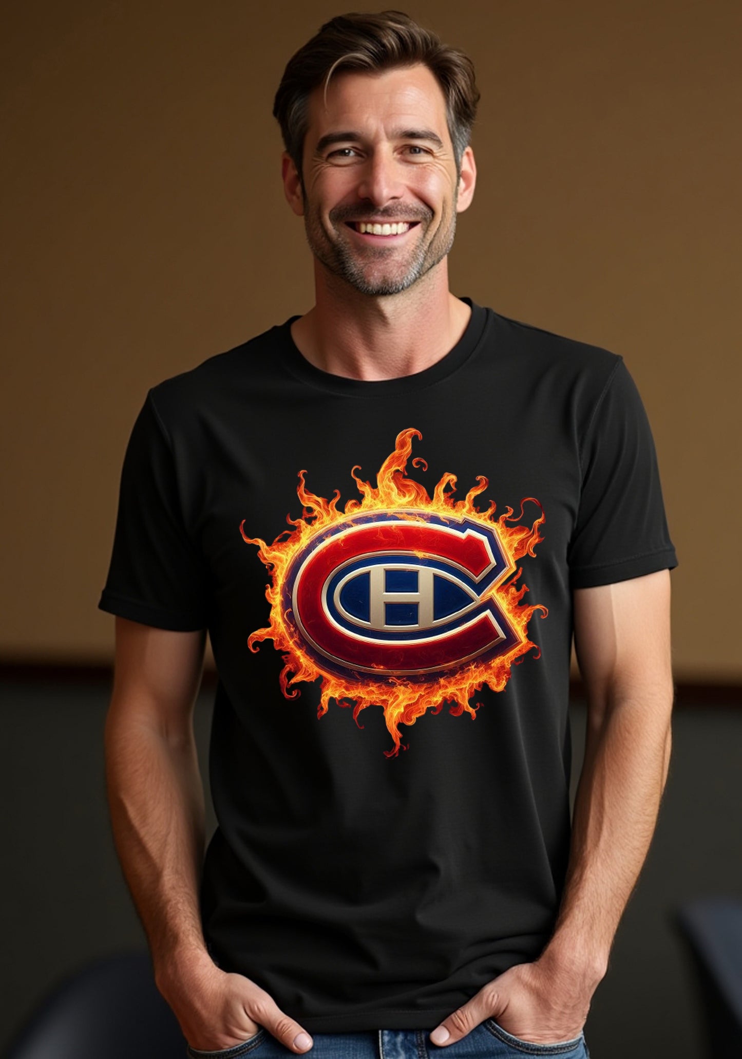 Montreal Canadiens, "Molson Blaze" T Shirt