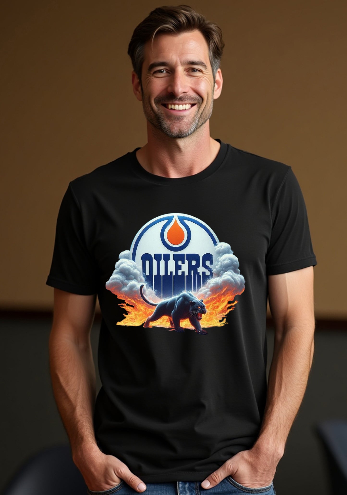 Edmonton Oilers, "Flame the Rink" T Shirt