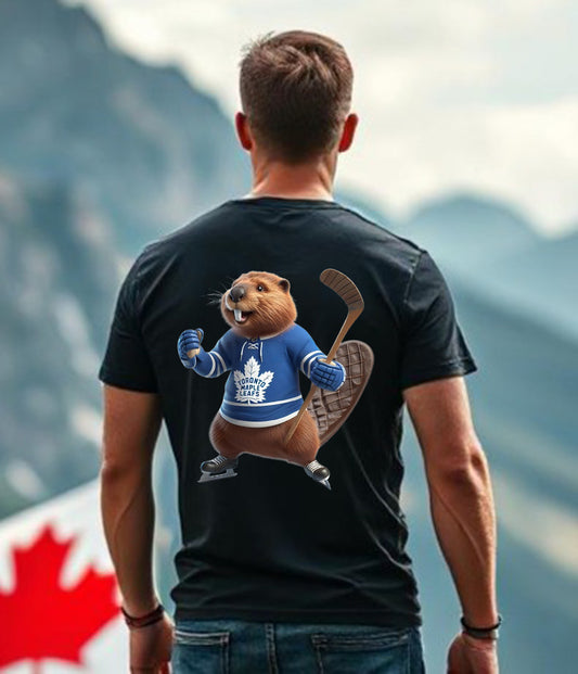 Toronto Maple Leafs "Beaver Believes in Blue" T Shirt