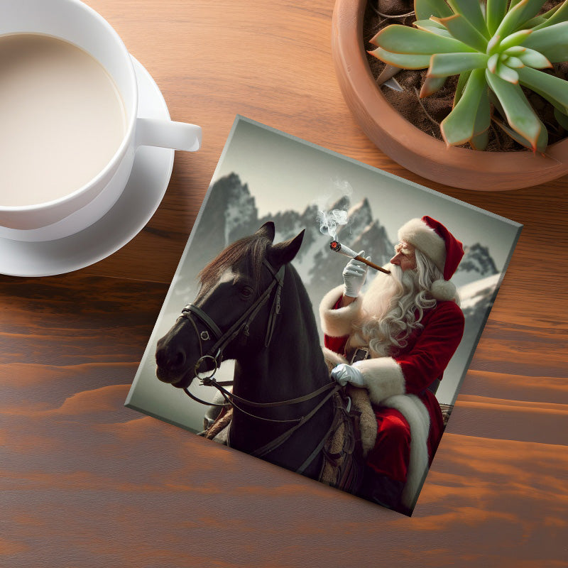 Alberta Bad Santa Coaster