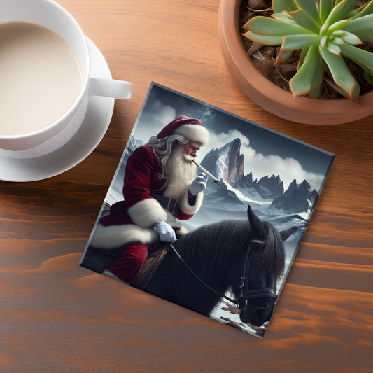 Alberta Bad Santa Coaster