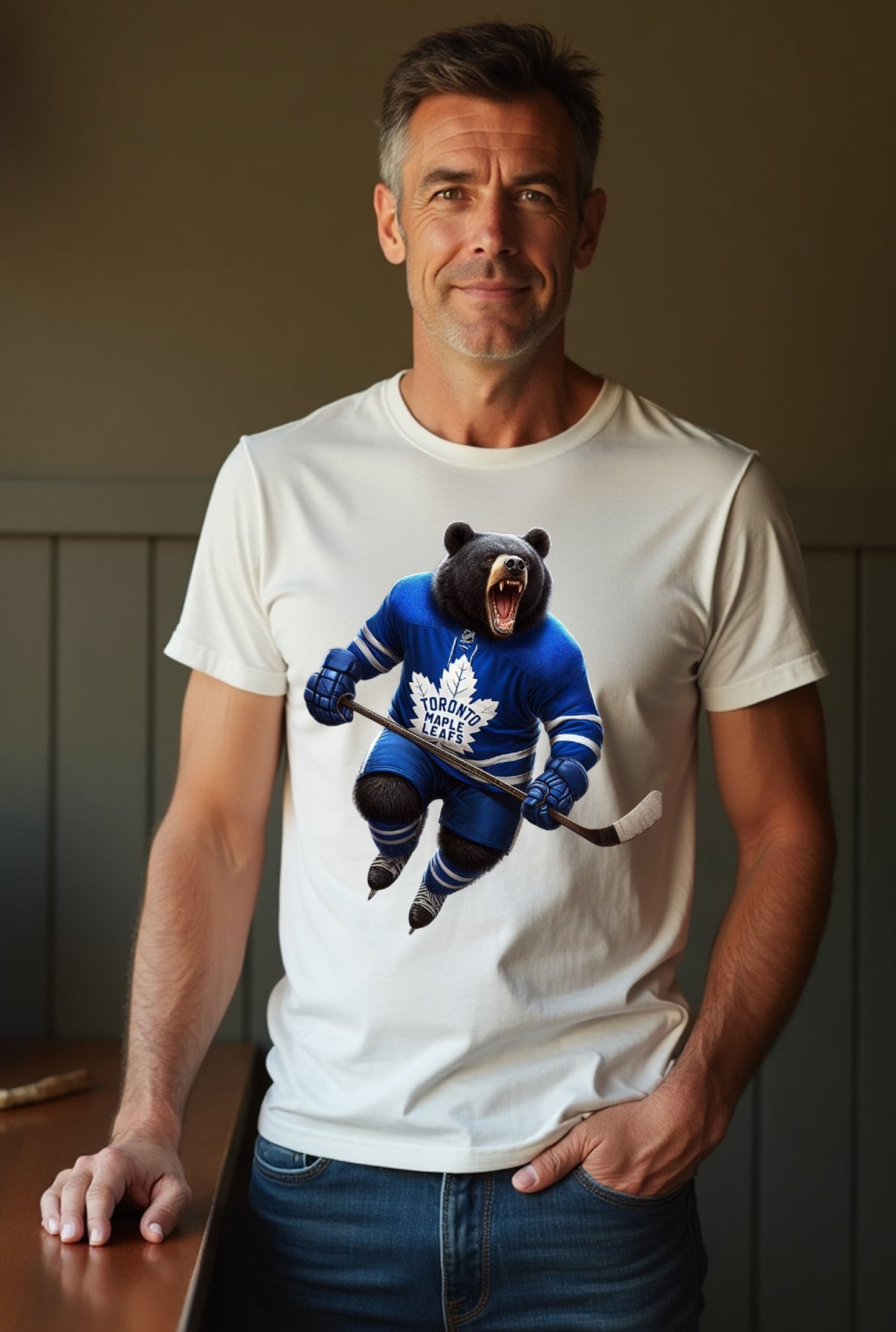 Toronto Maple Leafs "Bear the Leaf" T Shirt