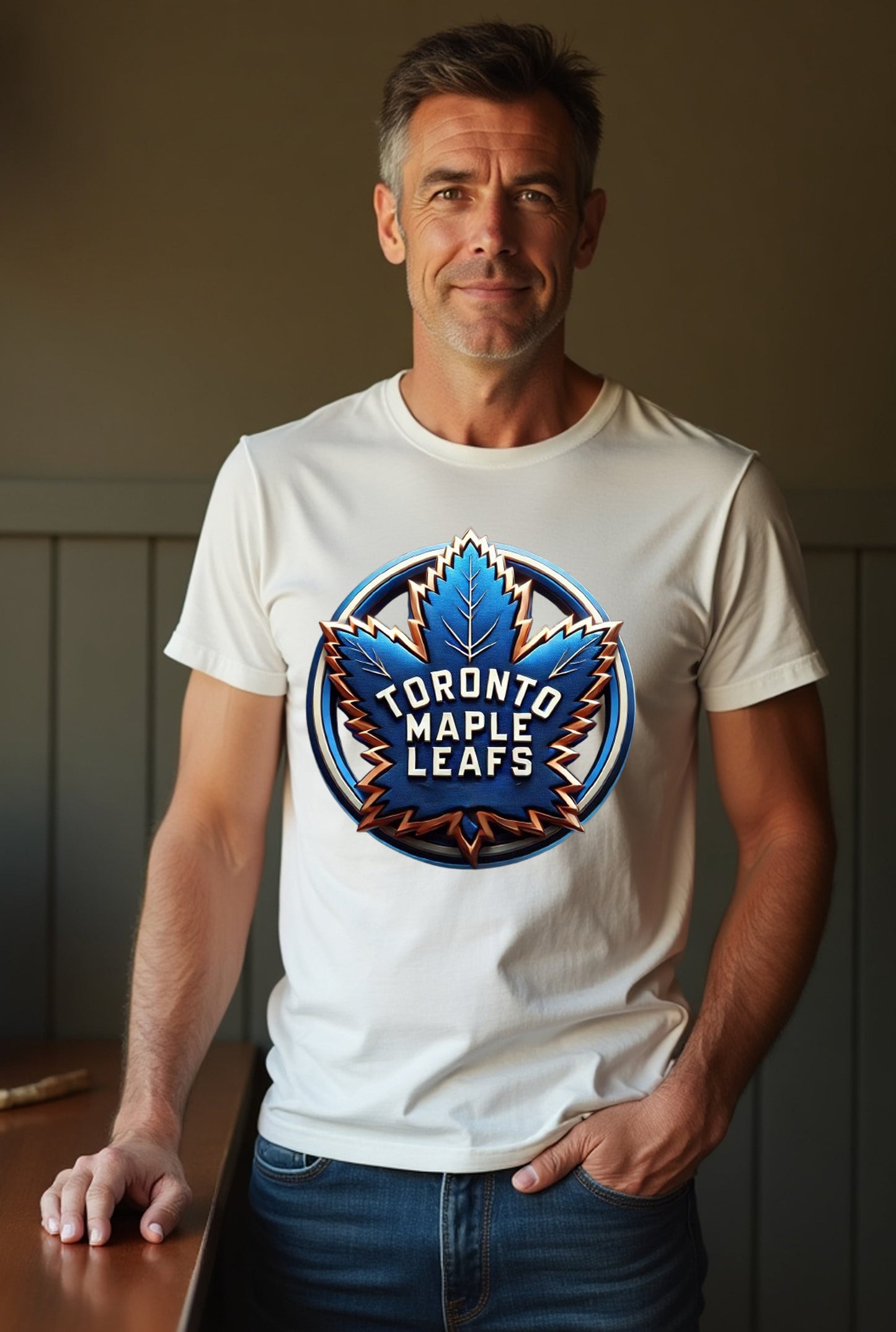 Toronto Maple Leafs Crest T Shirt