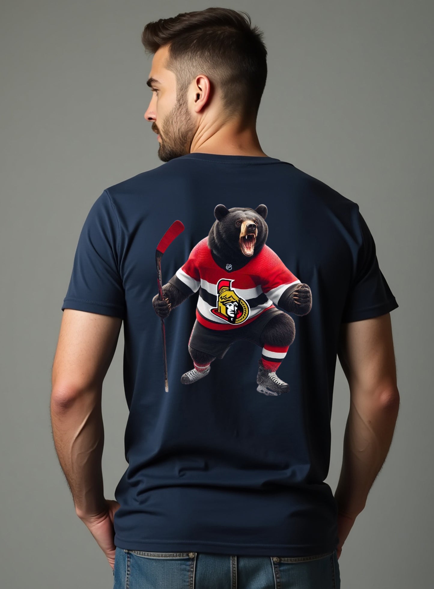 Ottawa Senators "Parliament Bear" T Shirt