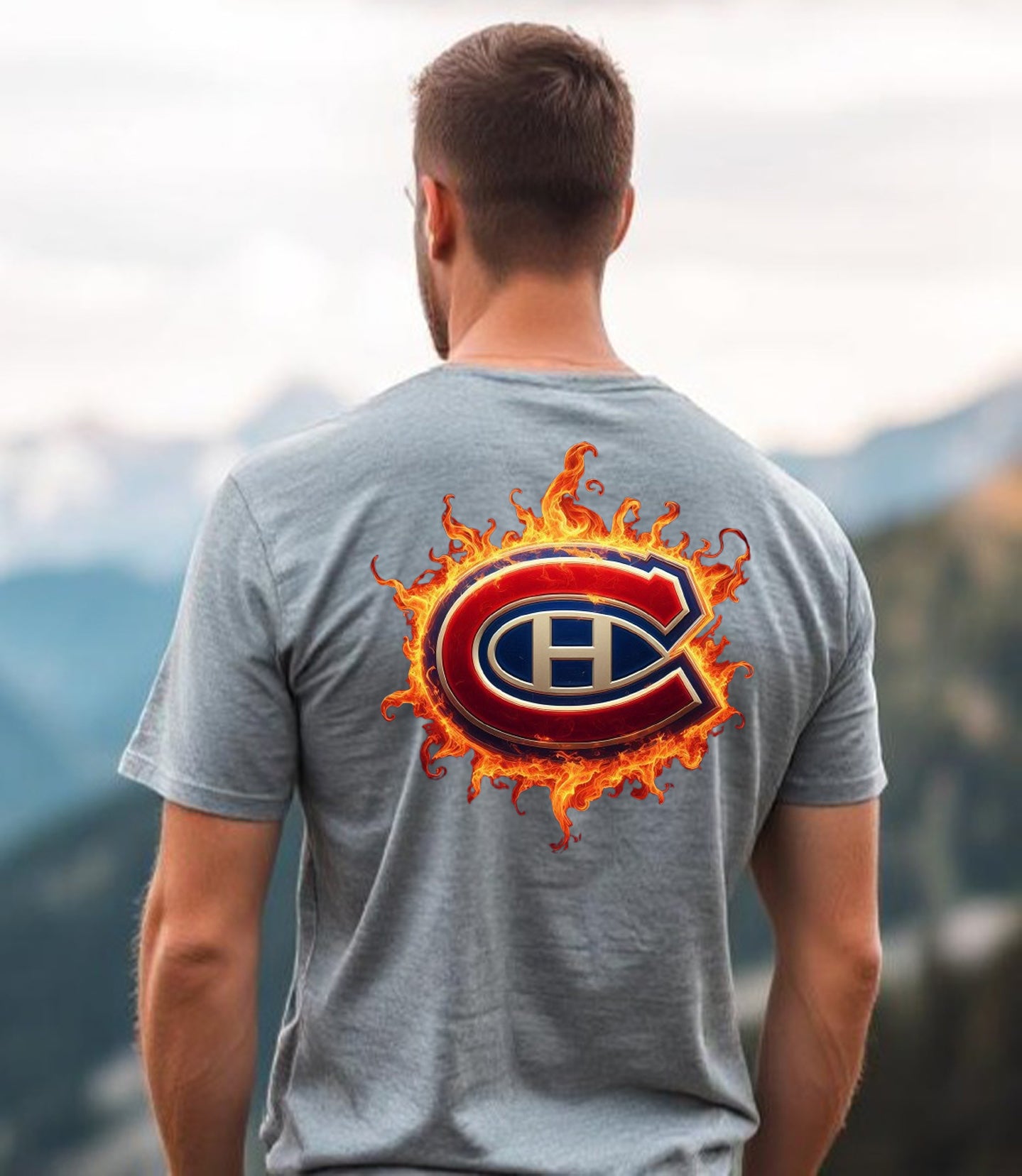 Montreal Canadiens, "Molson Blaze" T Shirt