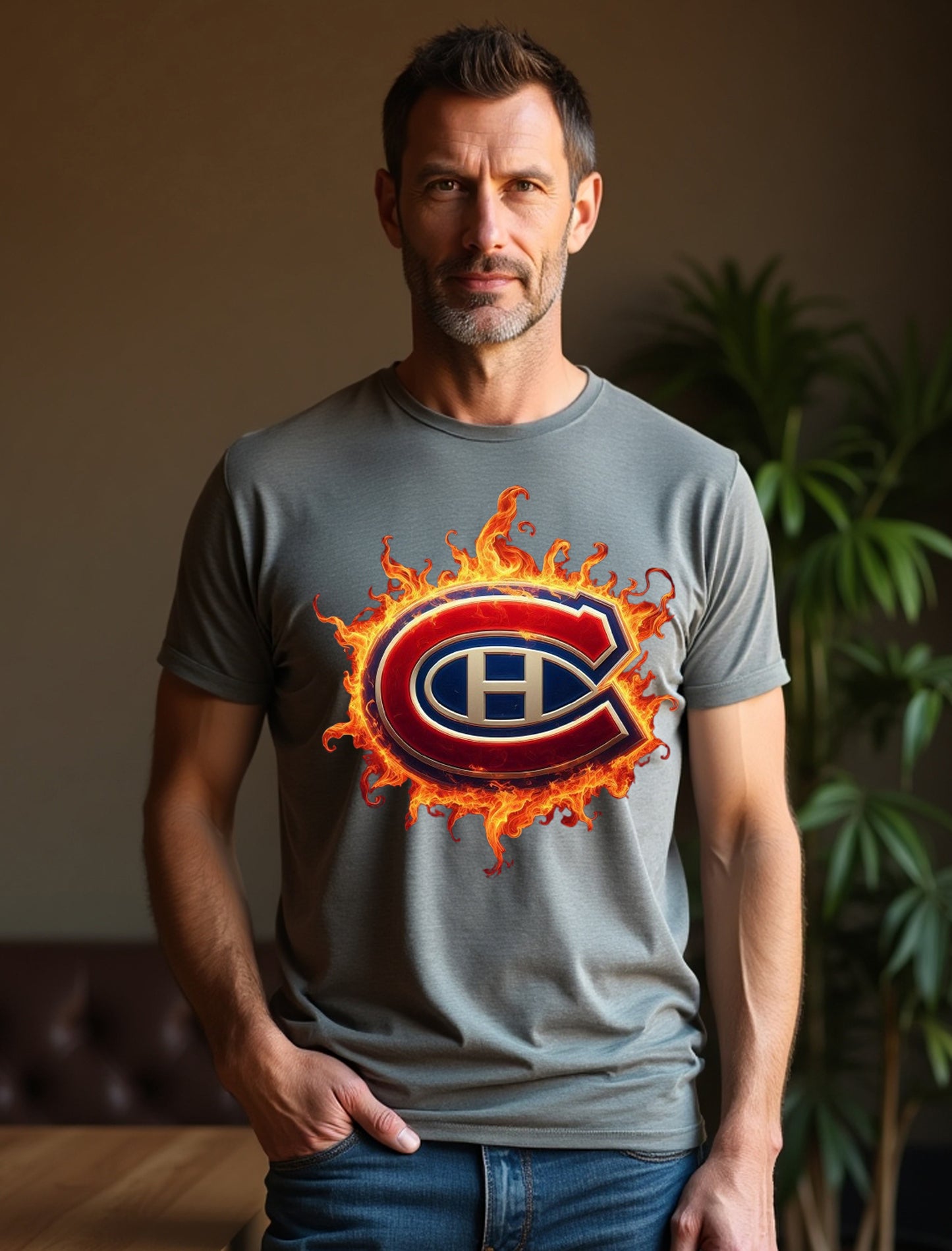 Montreal Canadiens, "Molson Blaze" T Shirt