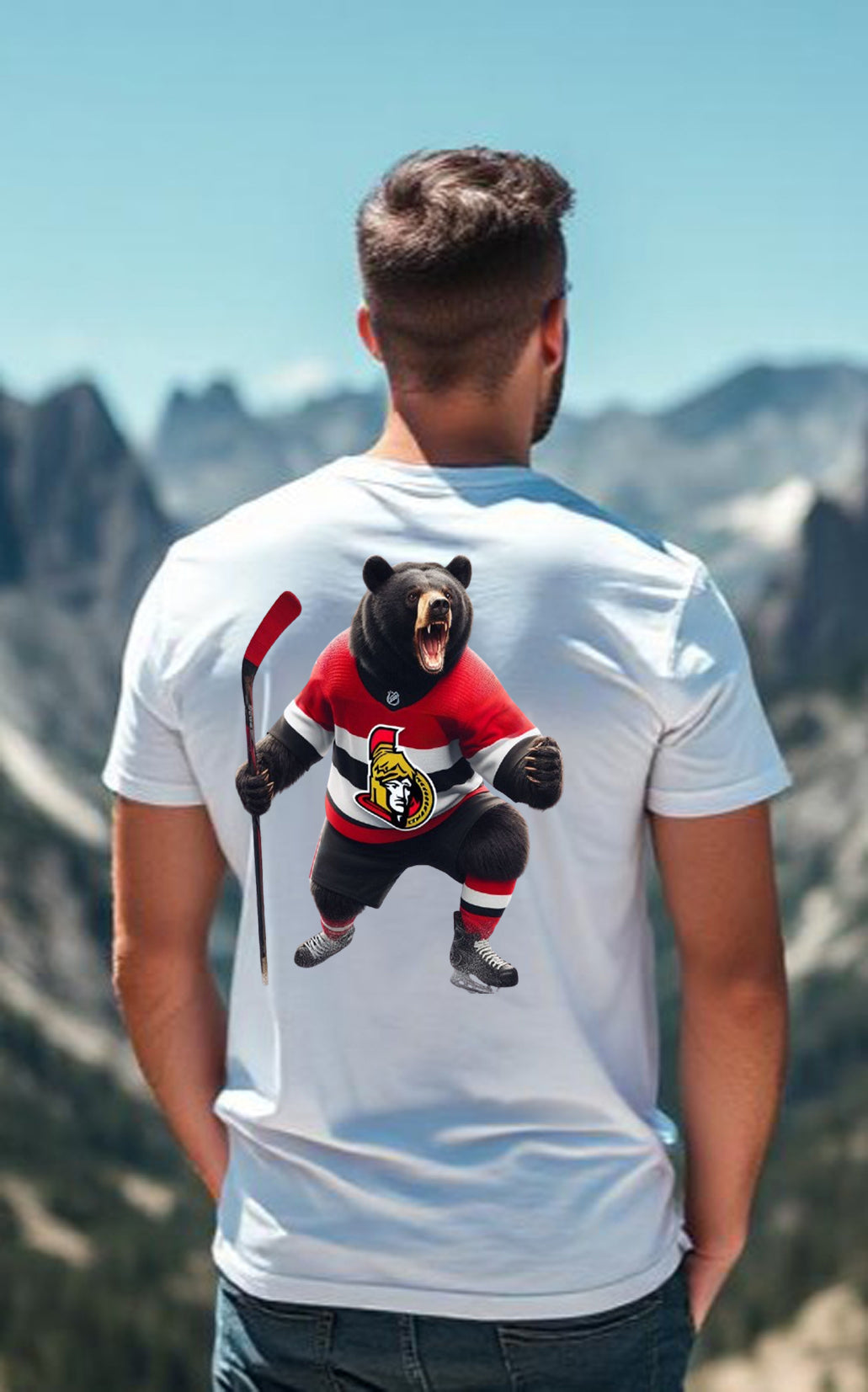 Ottawa Senators "Parliament Bear" T Shirt