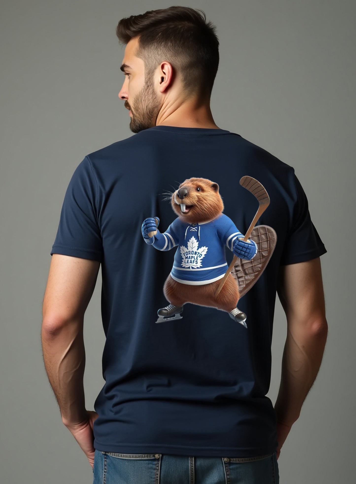 Toronto Maple Leafs "Beaver Believes in Blue" T Shirt