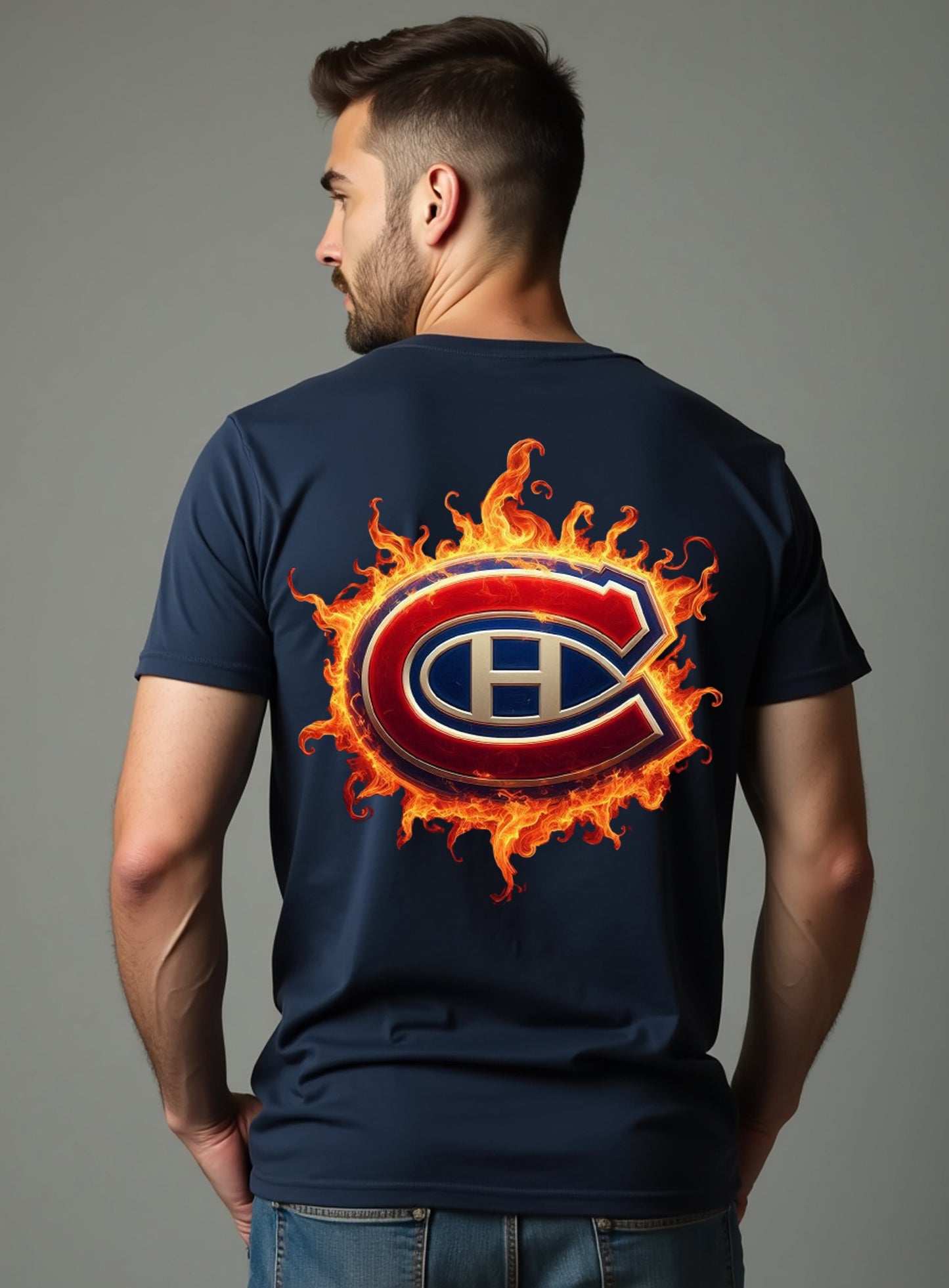 Montreal Canadiens, "Molson Blaze" T Shirt