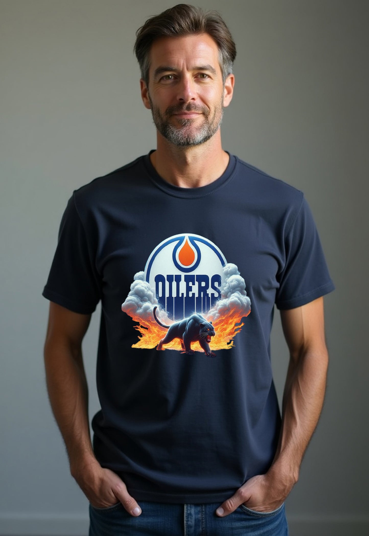 Edmonton Oilers, "Flame the Rink" T Shirt