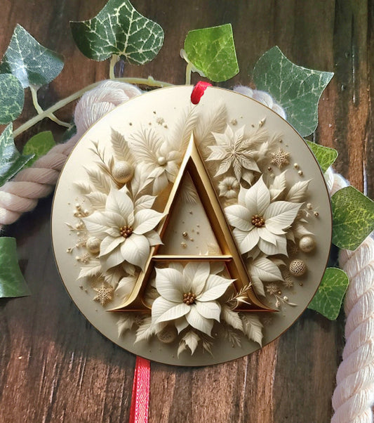 Monogram Tree Ornament
