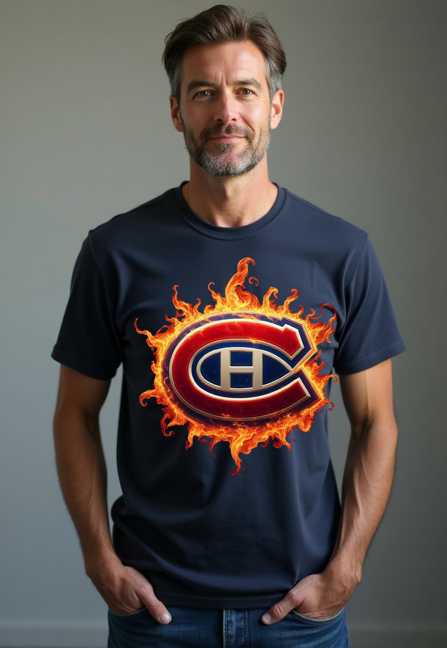 Montreal Canadiens, "Molson Blaze" T Shirt