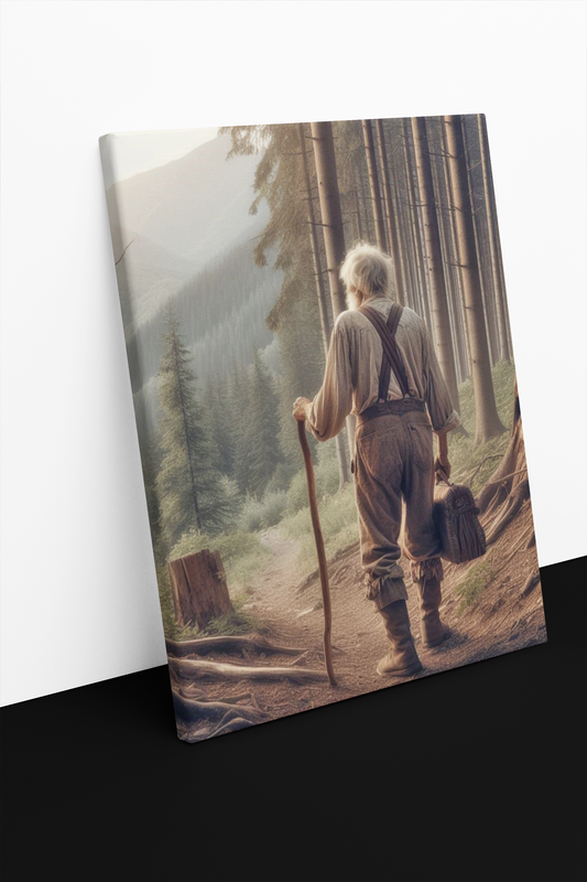 A Walk Through Time Canvas Print