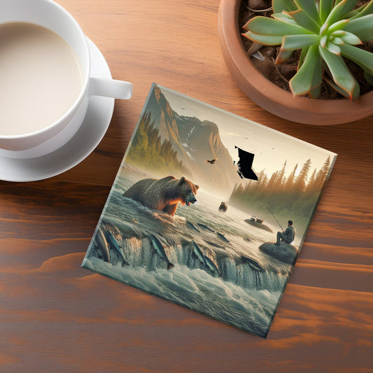 British Columbia Bear Coaster